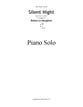 Silent Night piano sheet music cover